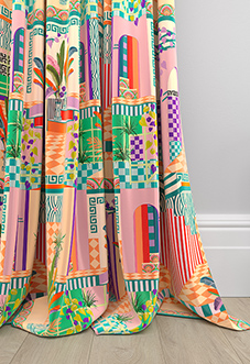 Chatelaine, Perfectly Peach - Made To Measure Curtains